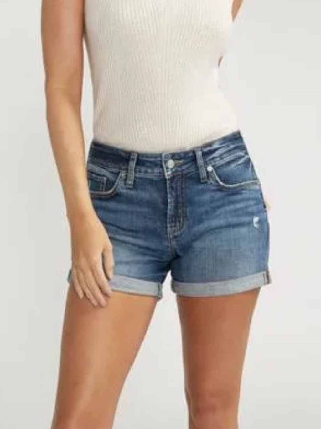 Silver Suki Shorts -Brand New With Tags